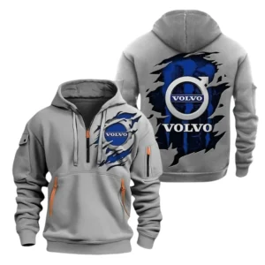 Volvo Half Zip Hoodie, Sports Hooded Multi-Pockets TN100325Y25QZ2HCT3VOV