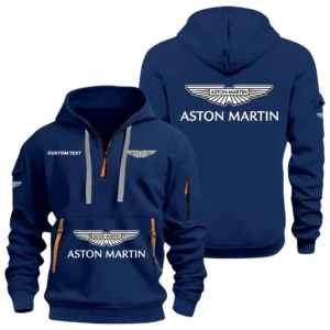 Aston Martin Half Zip Hoodie, Sports Hooded Multi-Pocket, Custom Name HIDI030325Y25QZ2HASM