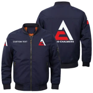 Allis Chalmers Exclusive Logo Men Bomber Jacket Windproof Coat Multi Pockets, Custom Name HIDI280325Y51BJ2ALC