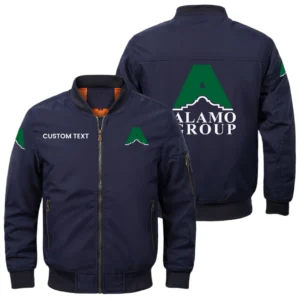 Alamo Group Exclusive Logo Men Bomber Jacket Windproof Coat Multi Pockets, Custom Name HIDI280325Y51BJ2ALG