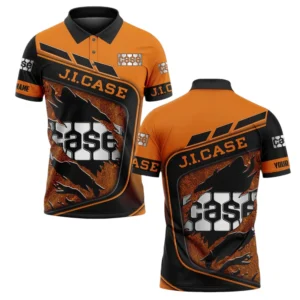 J.I. Case Polo Shirt All Over Print Gift For Tractors Fans, Custom Name TN070425Y3PLCT6JIC