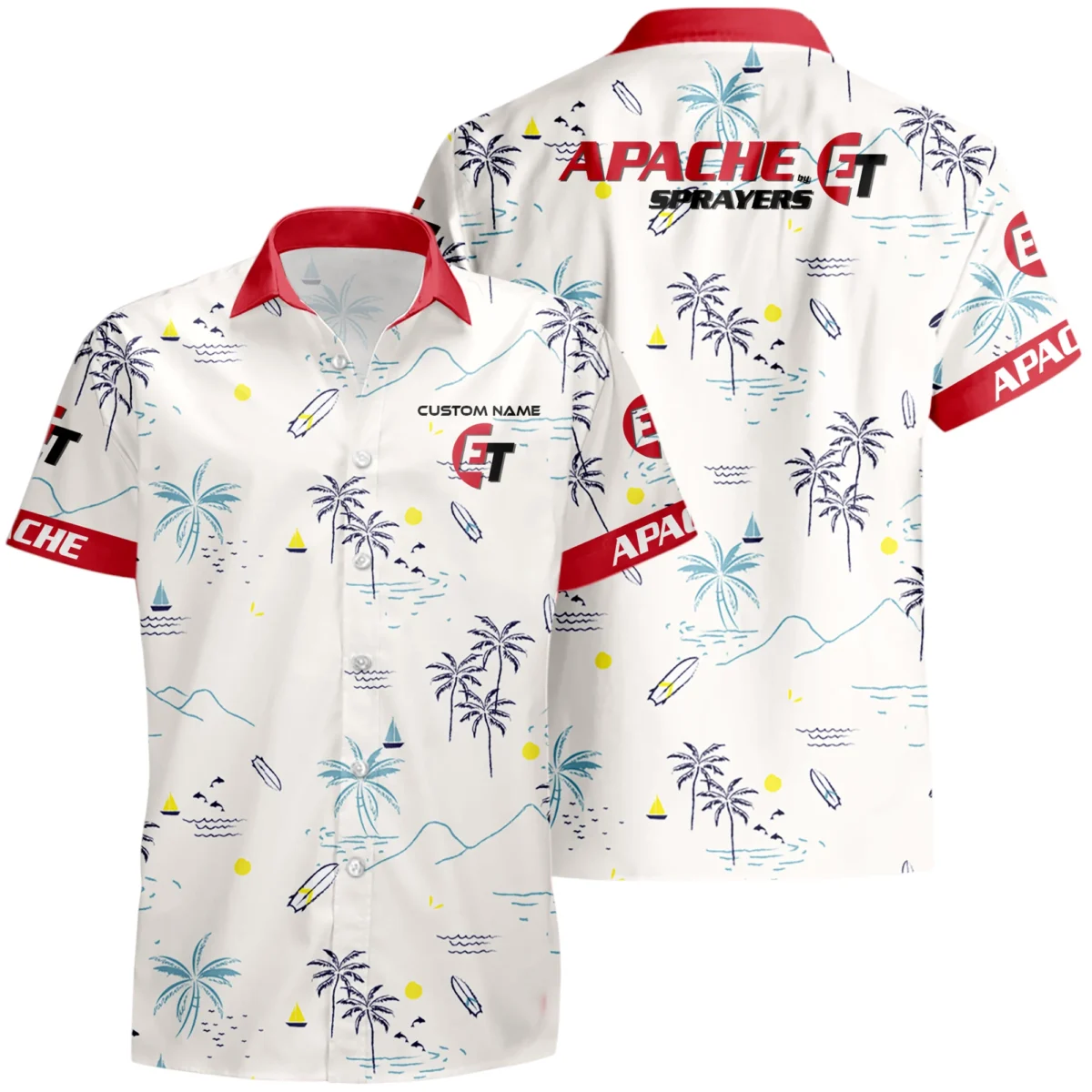 Apache Sprayers Hawaiian Shirt x T-Shirt Full Set Limited 2025 All Over Print, Custom Name HIDI250425Y7HWLS9APS