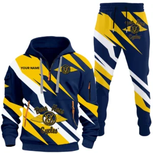 Boss Hoss Cycles Half Zip Hoodie x Long Pants Set All-over Print, Custom Name HIHI190525Y26QZ3HBHC