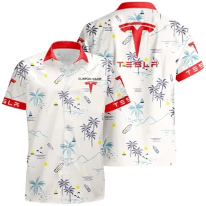 Tesla Semi Hawaiian Shirt x T-Shirt Full Set Limited 2025 All Over Print, Custom Name HIDI030525Y7HWLS9TLS