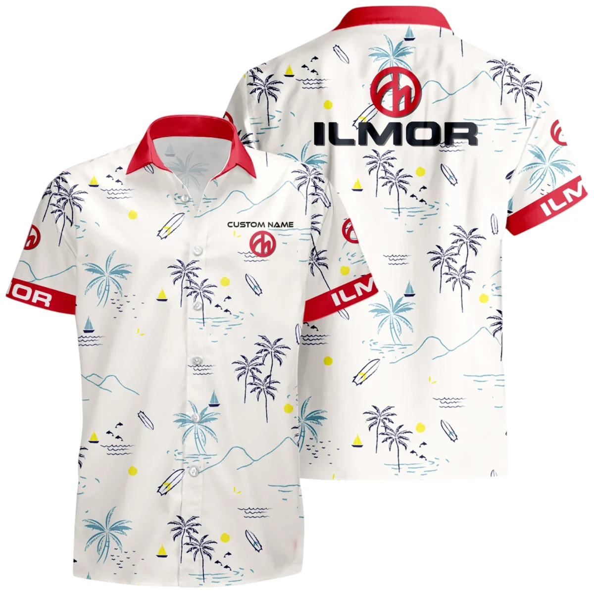 Ilmor Marine Hawaiian Shirt x T-Shirt Full Set Limited 2025 All Over Print, Custom Name HIDI070525Y7HWLS9ILM