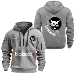 Bobcat Half Zip Hoodie Sport Hooded Multi-Pocket Custom Name TN280525Y25QZ2HCT1BOC
