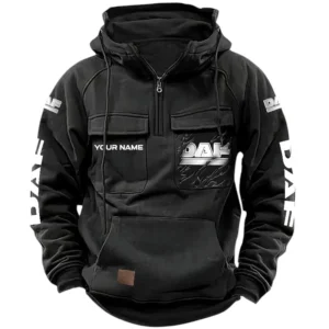 DAF Trucks Quarter Zip Hoodie, Sports Hoodie Multi-Pockets, Custom Name HG090525Y41HJRCT1DAF