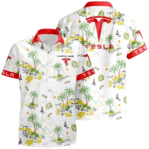 Tesla Semi Hawaiian Shirt x T-Shirt Full Set Limited 2025 All Over Print, Custom Name HIDI030525Y7HWLS8TLS