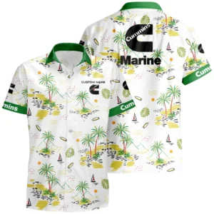 Cummins Marine Hawaiian Shirt x T-Shirt Full Set Limited 2025 All Over Print, Custom Name HIDI070525Y7HWLS8CUM