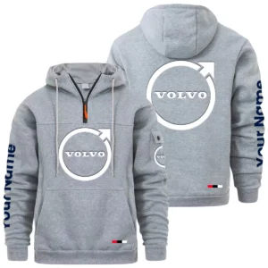 Volvo Quarter Zip Pullover Hoodie Custom Name