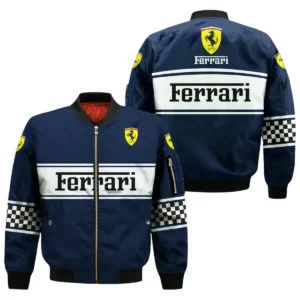 Ferrari All Over Prints Bomber Jacket