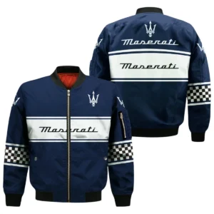 Maserati All Over Prints Bomber Jacket