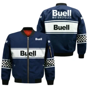 Buell Motorcycles All Over Prints Bomber Jacket