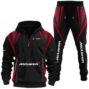 McLaren Half Zip Hoodie x Long Pants Set All-over Print, Custom Name