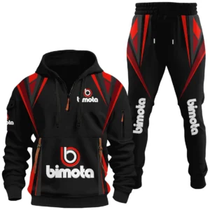 Bimota Half Zip Hoodie x Long Pants Set All-over Print, Custom Name