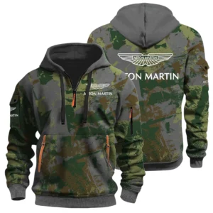 Aston Martin Half Zip Hoodie All Over Prints Sports Hoodie Style Custom Name
