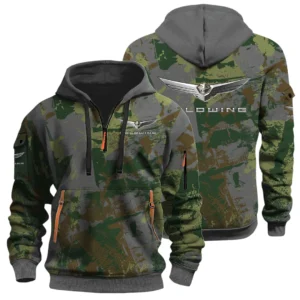 Honda Gold Wing Half Zip Hoodie All Over Prints Sports Hoodie Style Custom Name
