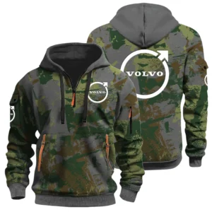 Volvo Half Zip Hoodie All Over Prints Sports Hoodie Style Custom Name